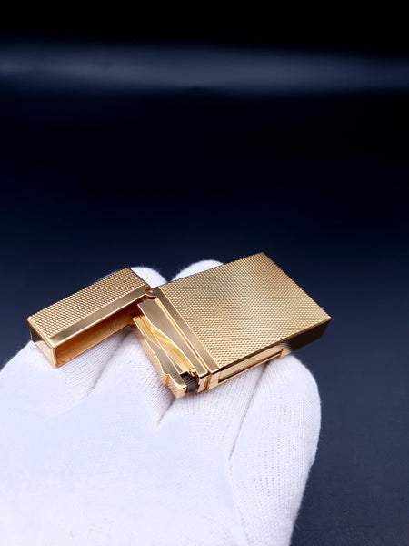 Small Grain Barley Montparnasse Yellow Gold S. T. Dupont Ligne 2 Lighter 16281