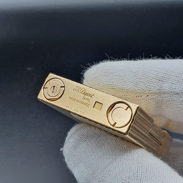 Rare 18K Gold S. T. Dupont Ligne Gatsby Lighter