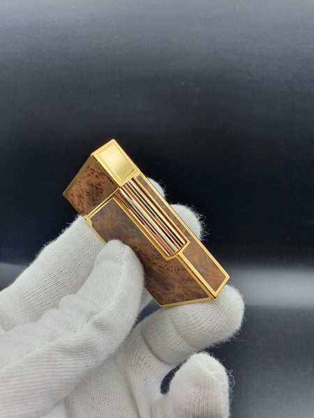 Rare Collectible Burl Wood S. T. Dupont by Davidoff Ligne 2 Lighter