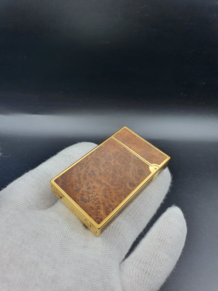 Rare Collectible Burl Wood S. T. Dupont by Davidoff Ligne 2 Lighter