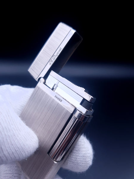 Palladium Brushed S. T. Dupont Ligne 2 Montparnasse Lighter