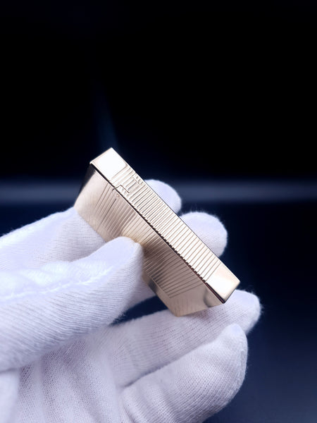 Rare 18K Yellow Gold S. T. Dupont Ligne 2 Continuous Ping Sound Lighter