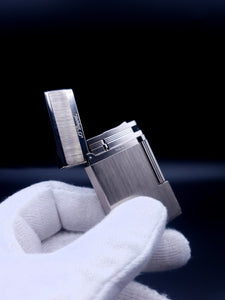 S. T. Dupont Ligne 2 Ping Sound Montparnasse Palladium Brushed Lighter