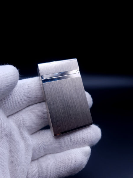 S. T. Dupont Ligne 2 Ping Sound Montparnasse Palladium Brushed Lighter