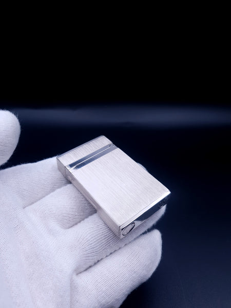 S. T. Dupont Ligne 2 Ping Sound Montparnasse Palladium Brushed Lighter