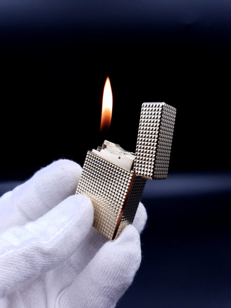 Ping Sound Diamond Heat Gold S. T. Dupont Ligne 1 Type BS Rare Small Lighter 60's
