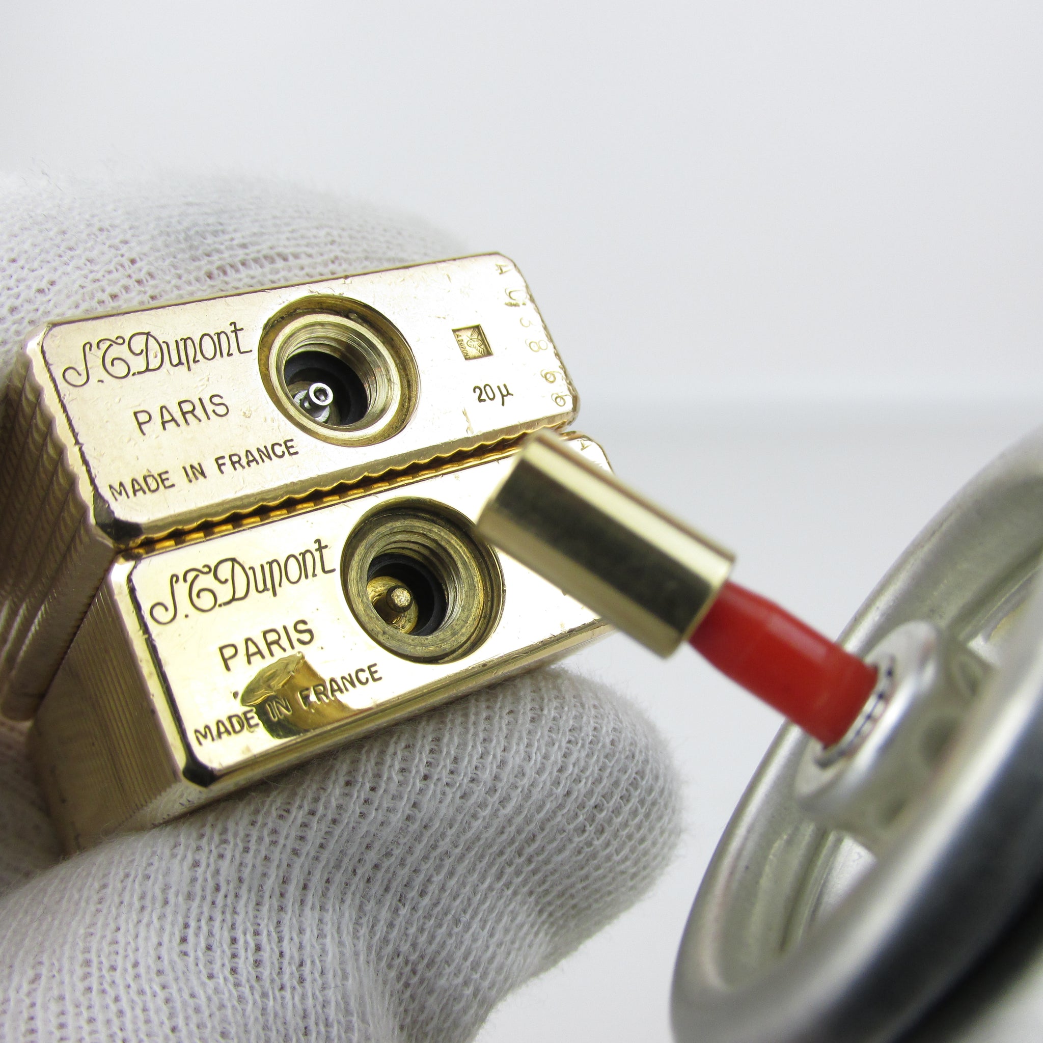 Gas Refill Adapters for ST Dupont lighters:  Ligne 1, Ligne 2, Gatsby, Ligne D, Urban, Soubreny
